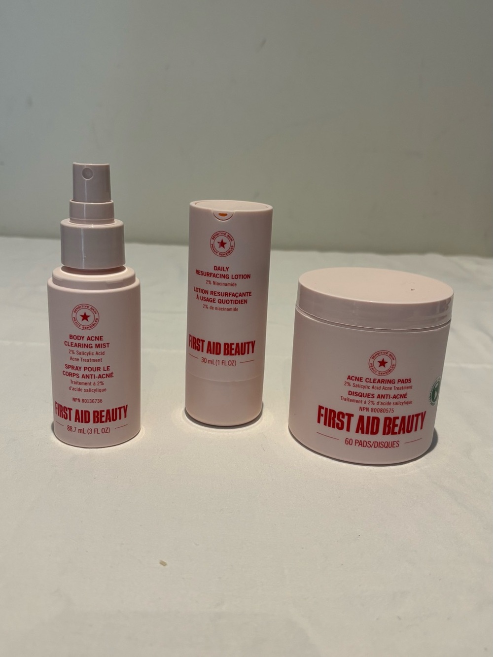 First Aid Beauty Pink Acne Care Trio
